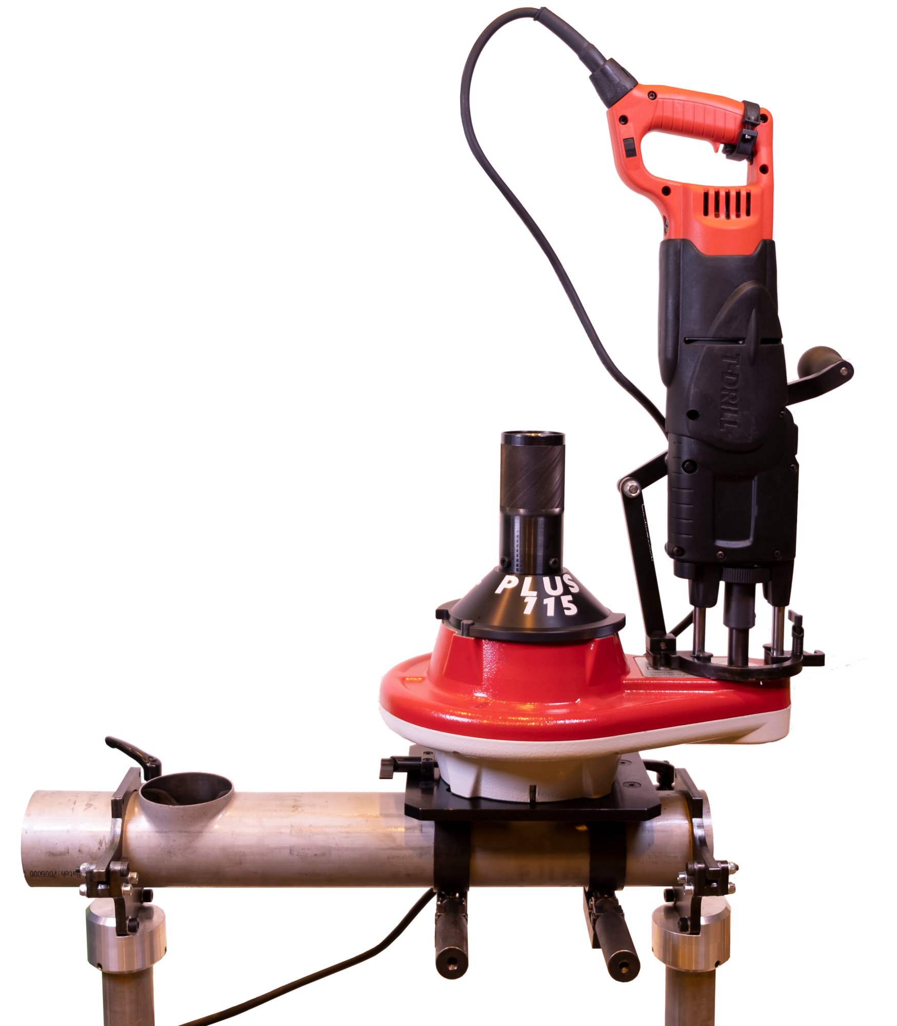 T-DRILL PLUS 115 SS Portable Collaring System for Stainless Steel Tube Branching
